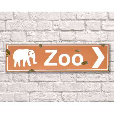Zoo Sign Wall Art Smithers of Stamford £35.00 Store UK, US, EU, AE,BE,CA,DK,FR,DE,IE,IT,MT,NL,NO,ES,SE