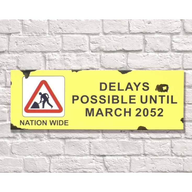 Road Works Sign Wall Art Smithers of Stamford £35.00 Store UK, US, EU, AE,BE,CA,DK,FR,DE,IE,IT,MT,NL,NO,ES,SE