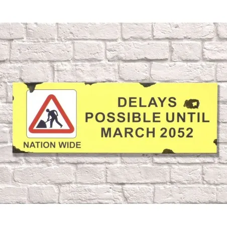 Road Works Sign Smithers Signs £32.00      product_features