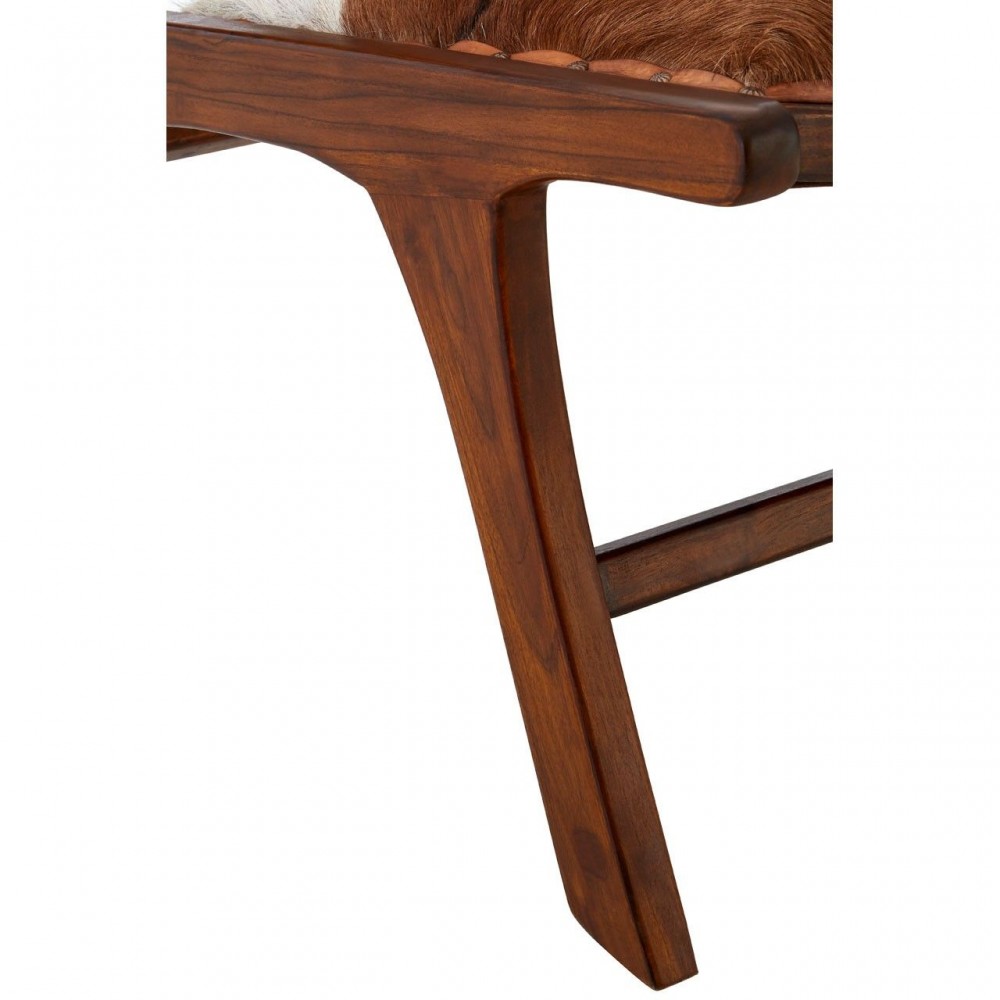Goats Hide Bedroom Chair Smithers Vintage Furniture £549.00 All Rooms Teak Wood product_features