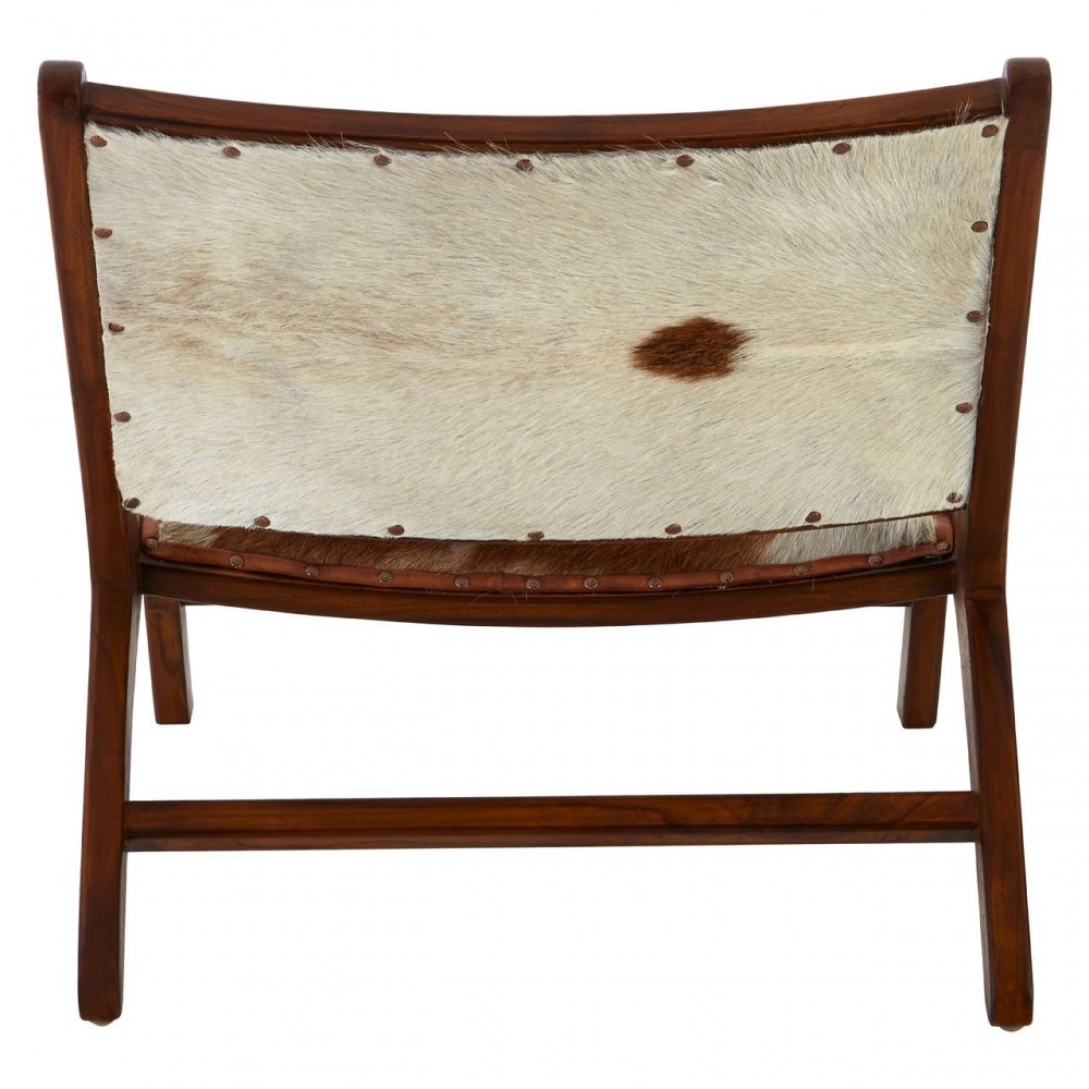 Goats Hide Bedroom Chair Smithers Vintage Furniture £549.00 All Rooms Teak Wood product_features