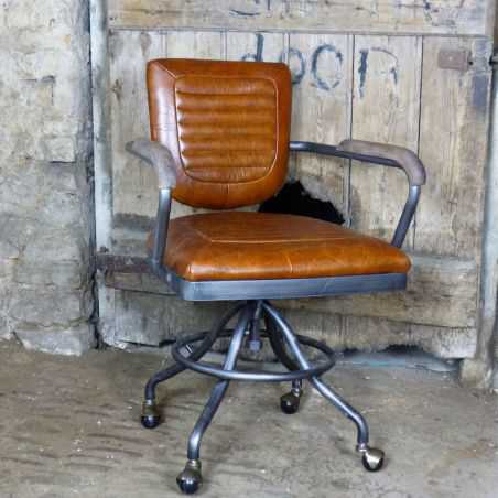 Vintage Industrial Office Desk Chair Industrial Furniture Smithers of Stamford £540.00 Store UK, US, EU, AE,BE,CA,DK,FR,DE,IE...