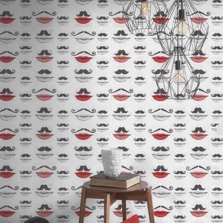 Moustache Wallpaper Wallpaper Smithers of Stamford £212.00 Store UK, US, EU, AE,BE,CA,DK,FR,DE,IE,IT,MT,NL,NO,ES,SE