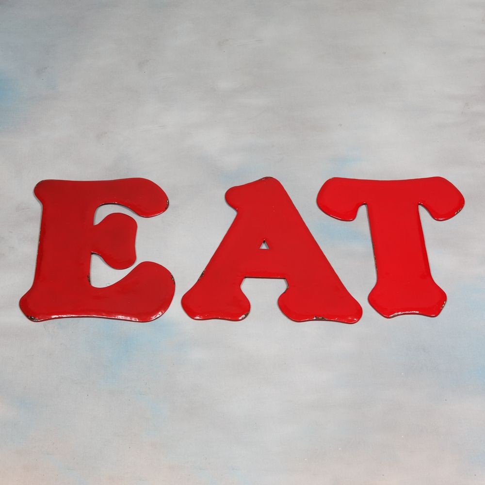 Tea & Eat Red Wall Letters Smithers Signs £52.00      product_features