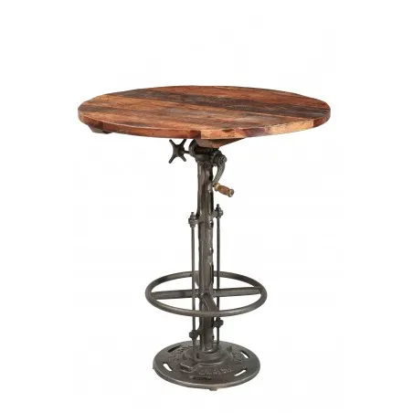 Industrial Bar Table Smithers Reclaimed Wood Dining Tables £573.00 Dining Room Reclaimed Wood Iron product_features