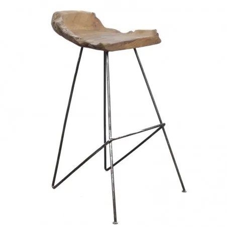Tree Root Bar Stool Smithers Archives &pound;246.00 Bar Teak Wood Steel product_features