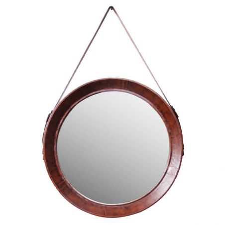 Leather Belt Mirror Smithers Archives Smithers of Stamford £243.75 Store UK, US, EU, AE,BE,CA,DK,FR,DE,IE,IT,MT,NL,NO,ES,SE