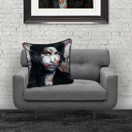 Amy Winehouse Cushion Cushions £62.50 Store UK, US, EU, AE,BE,CA,DK,FR,DE,IE,IT,MT,NL,NO,ES,SE