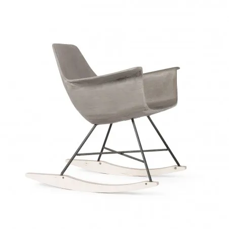 Concrete Grey Rocking Chair Lyon Beton Retro Furniture £2,000.00 All Rooms product_features