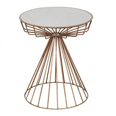 Birdcage Side Coffee Table Smithers Retro Furniture £277.00 Living Room Recycled Steel product_features