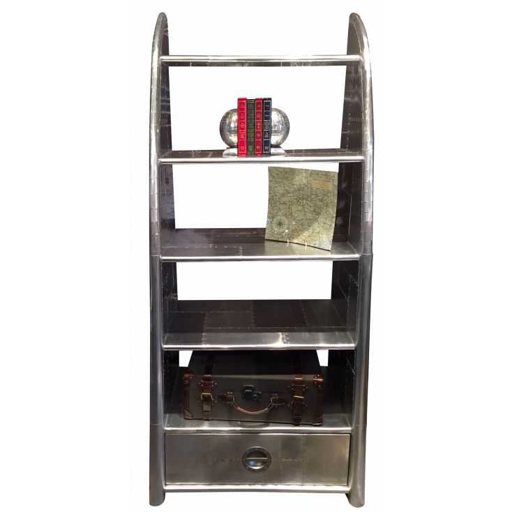 Spitfire / Silver Brass Bookcase Aviation Furniture Smithers of Stamford £2,700.00 Store UK, US, EU, AE,BE,CA,DK,FR,DE,IE,IT,...