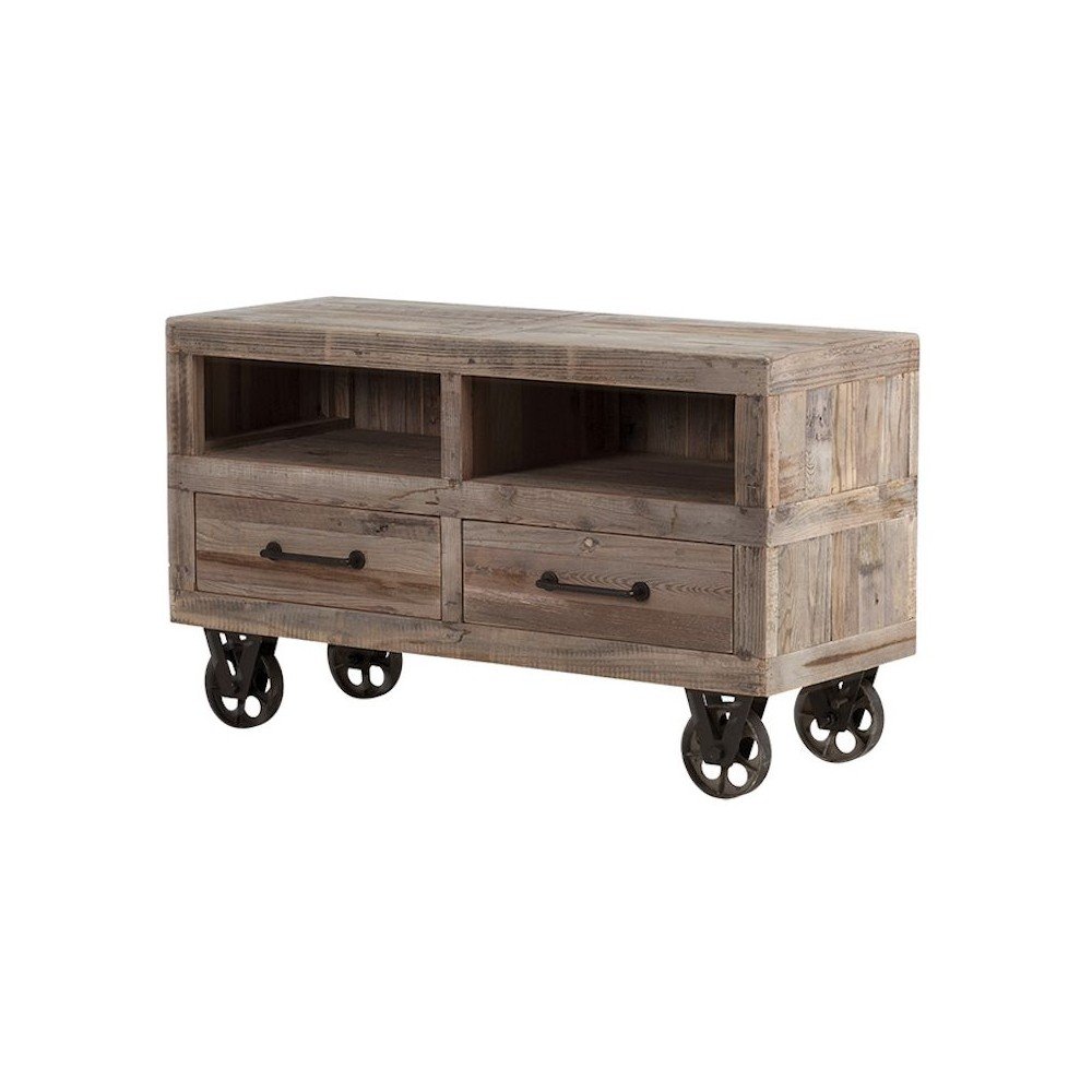 California Memorial Stadium TV Unit Smithers Archives £739.00 Living Room Reclaimed Wood Iron product_features