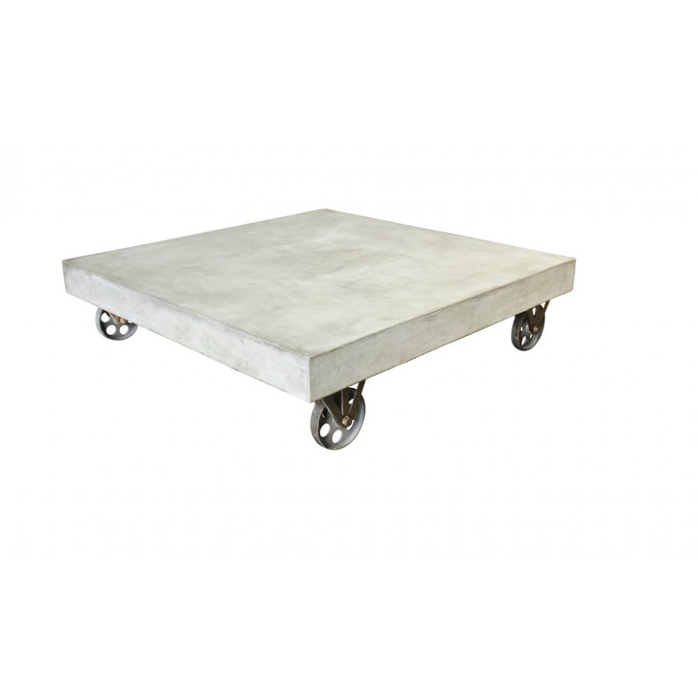 Cement Block Coffee Table