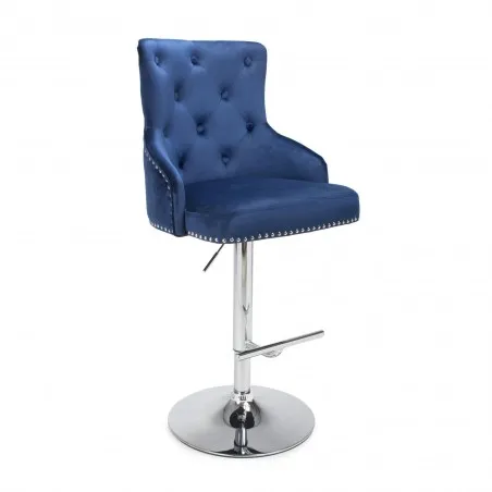 Chaise Velvet Bar Stool Retro Furniture &pound;250.00 Stainless Steel product_features