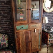 Retro Cabinet Up-Cycled in Solid Oak