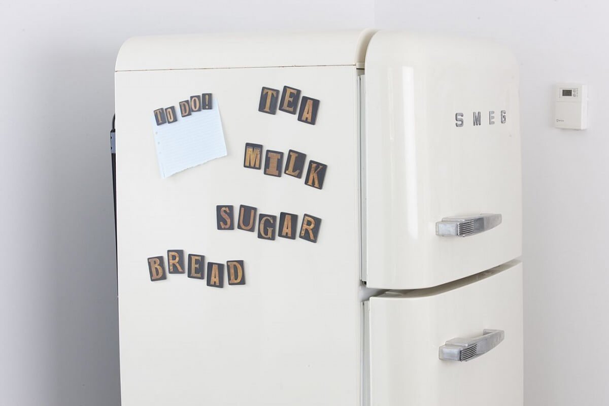 vintage letter magnets