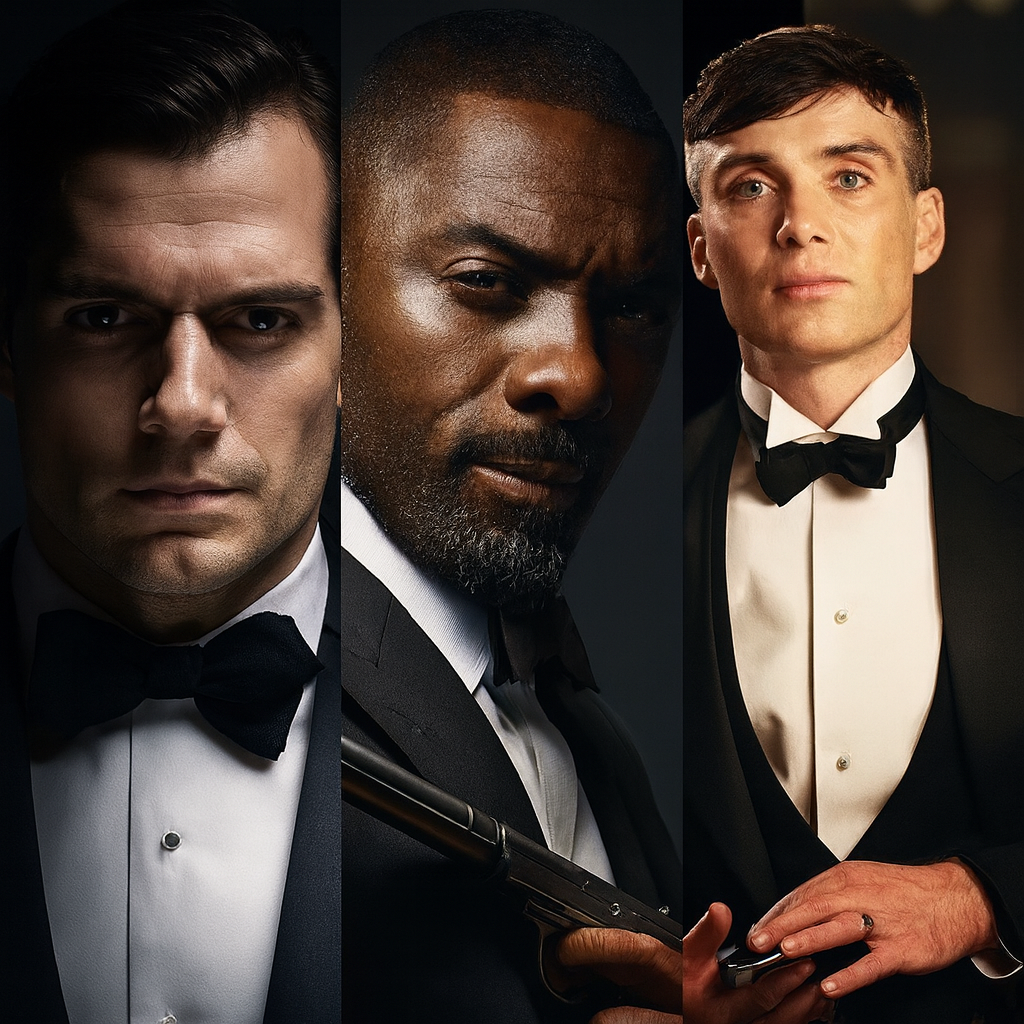 alt=“ who's the next new 007 James Bond find out will it be Idris Elber or James Madison or Henry Cavill”
