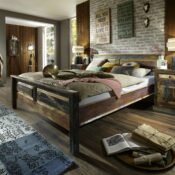 alt="bespoke reclaimed wood furniture and custom-made-bedroom"