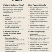 alt="solid wood furniture buying guide advise where to buy how to clean and look reclaimed and recycled wood furniture"