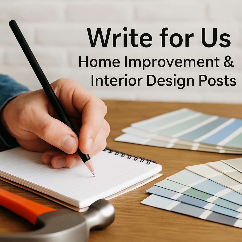 Write for Us: Home Improvement & Interior Design Guest Posts