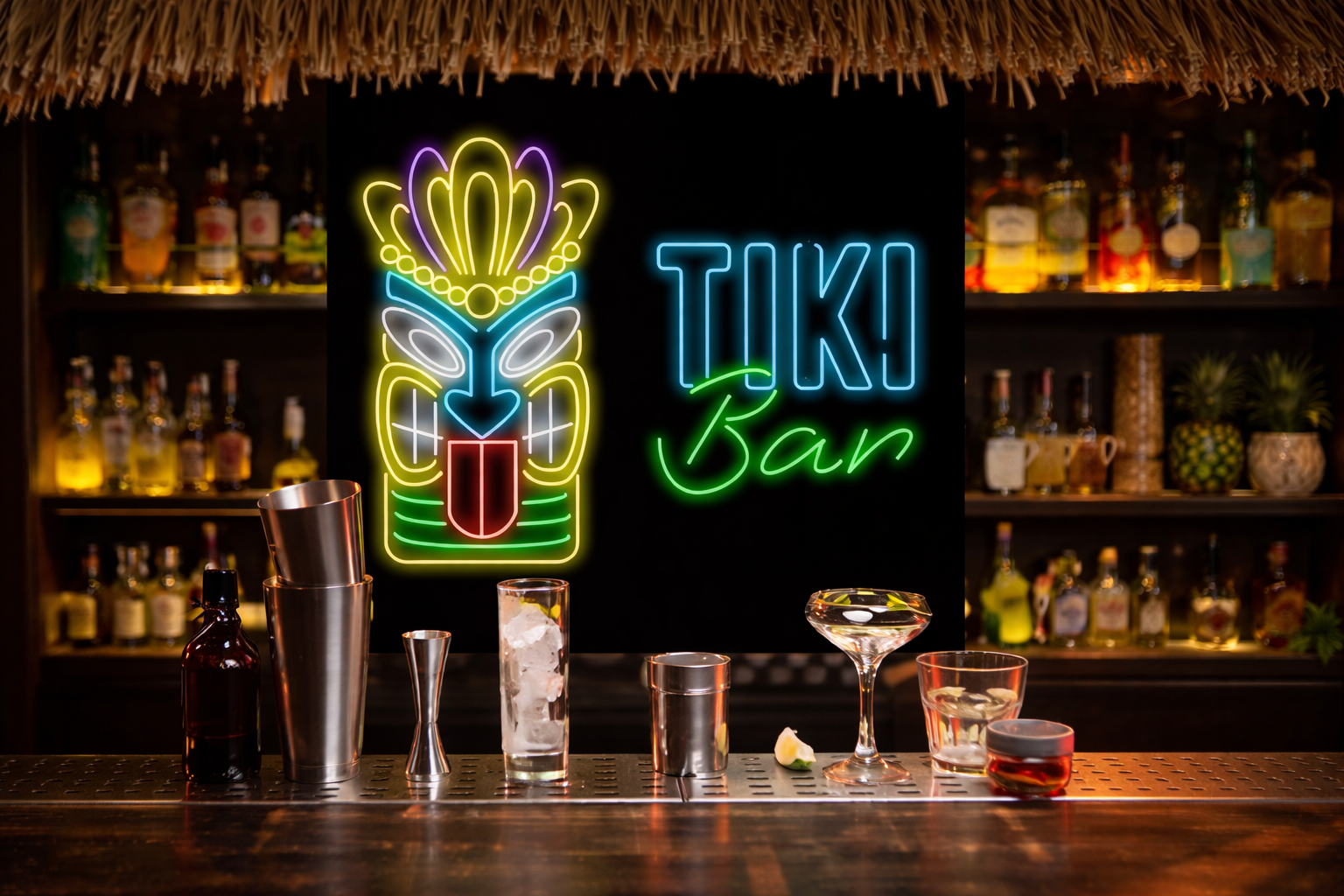 neon sign UK mounted inside shop window display