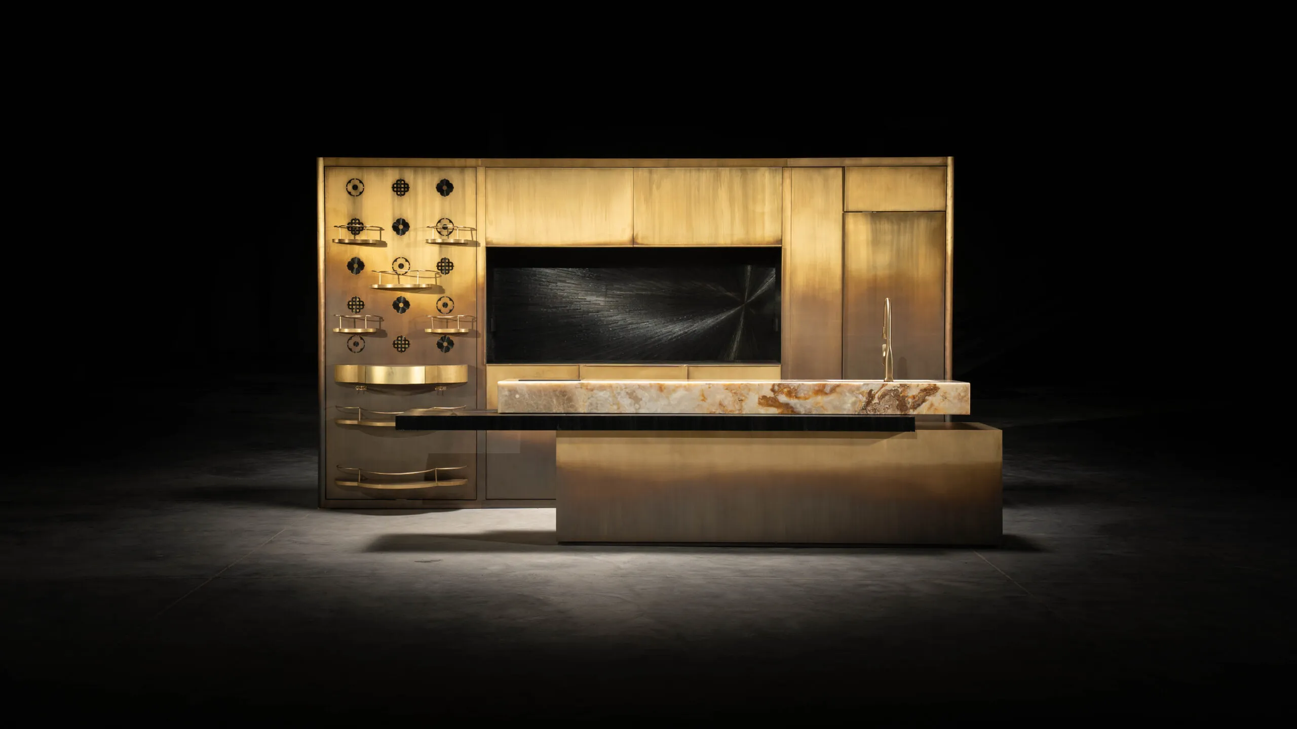 bespoke furniture study nook in small apartment