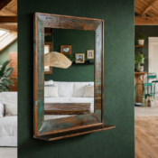 distressed finish upcycled dining furniture dining set