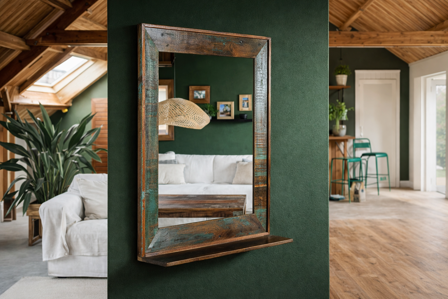 distressed finish upcycled dining furniture dining set