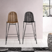 alt="rattan bar stool"
