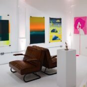 small flat interior featuring bespoke furniture solutions