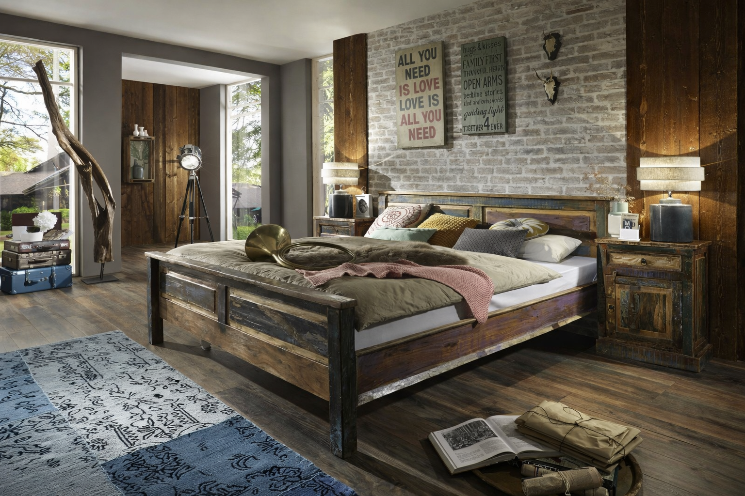 alt="super king bed frame"