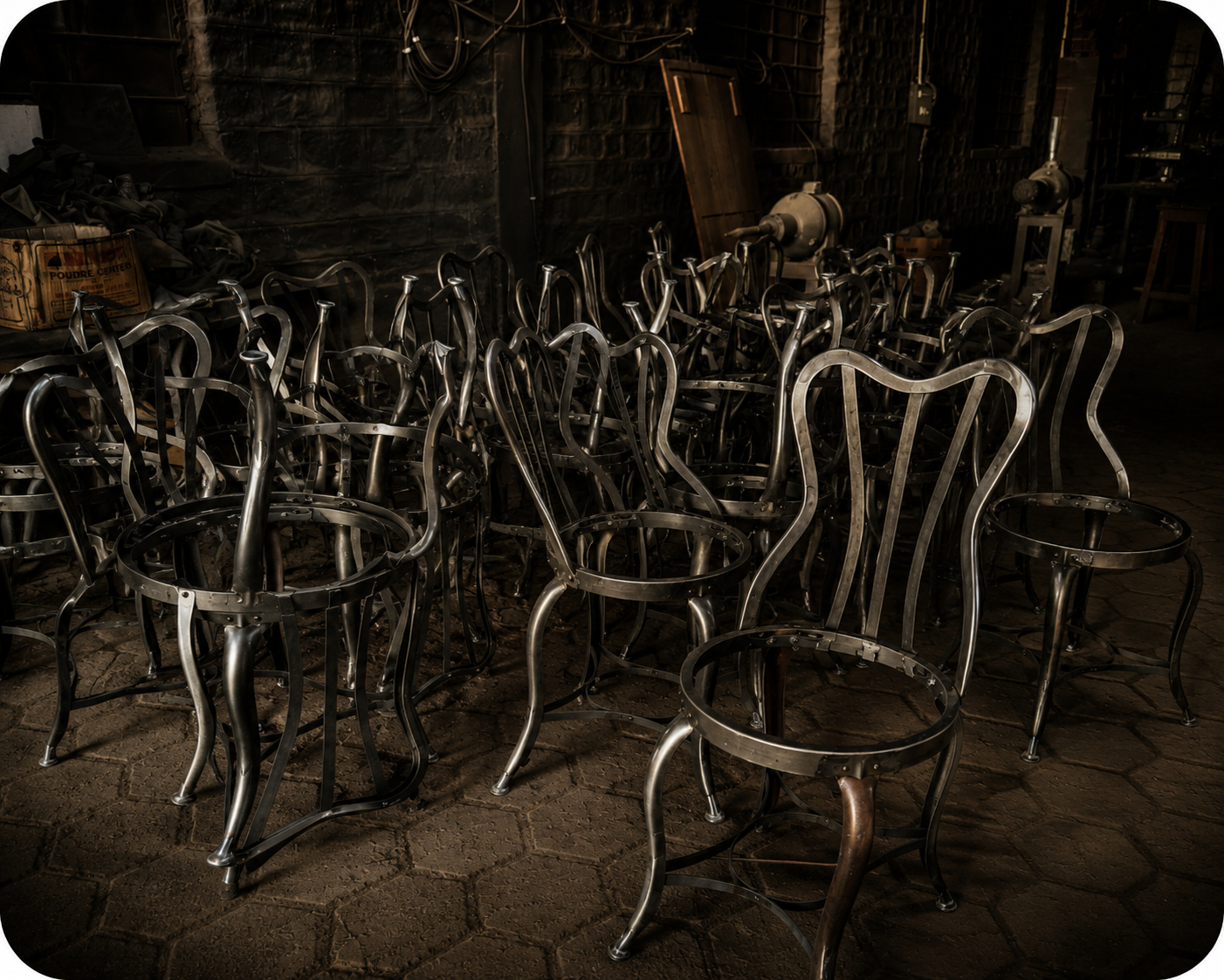 industrial furniture chairs