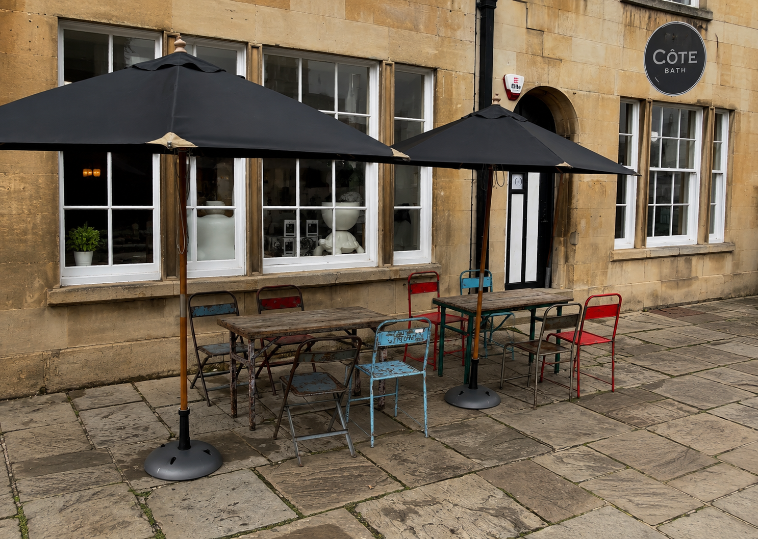 reclaimed wood outdoor dining table​ folding fold for cafe restaurant