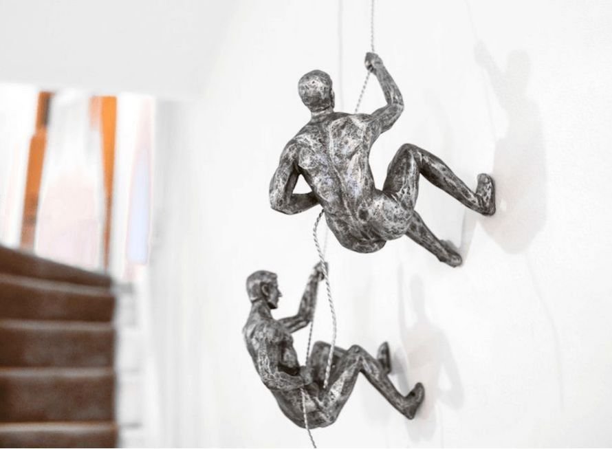 Climbing Man Wall Art | Smithers of Stamford